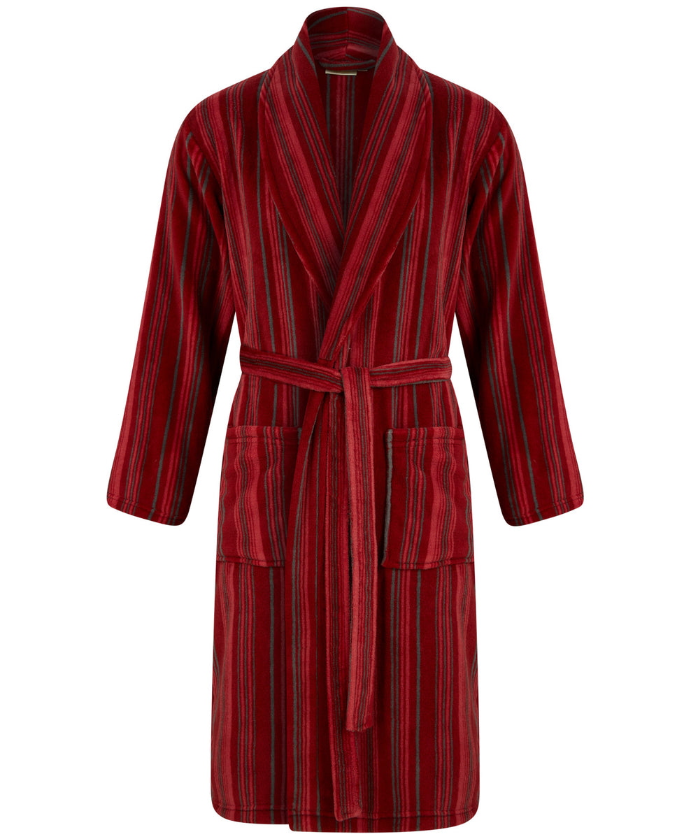 Long red outlet dressing gown