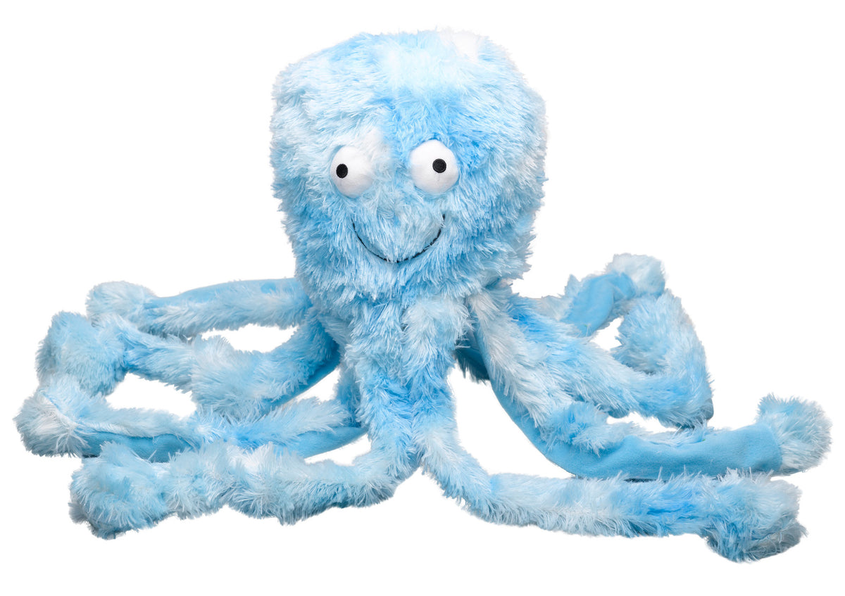 Blue octopus 2024 dog toy