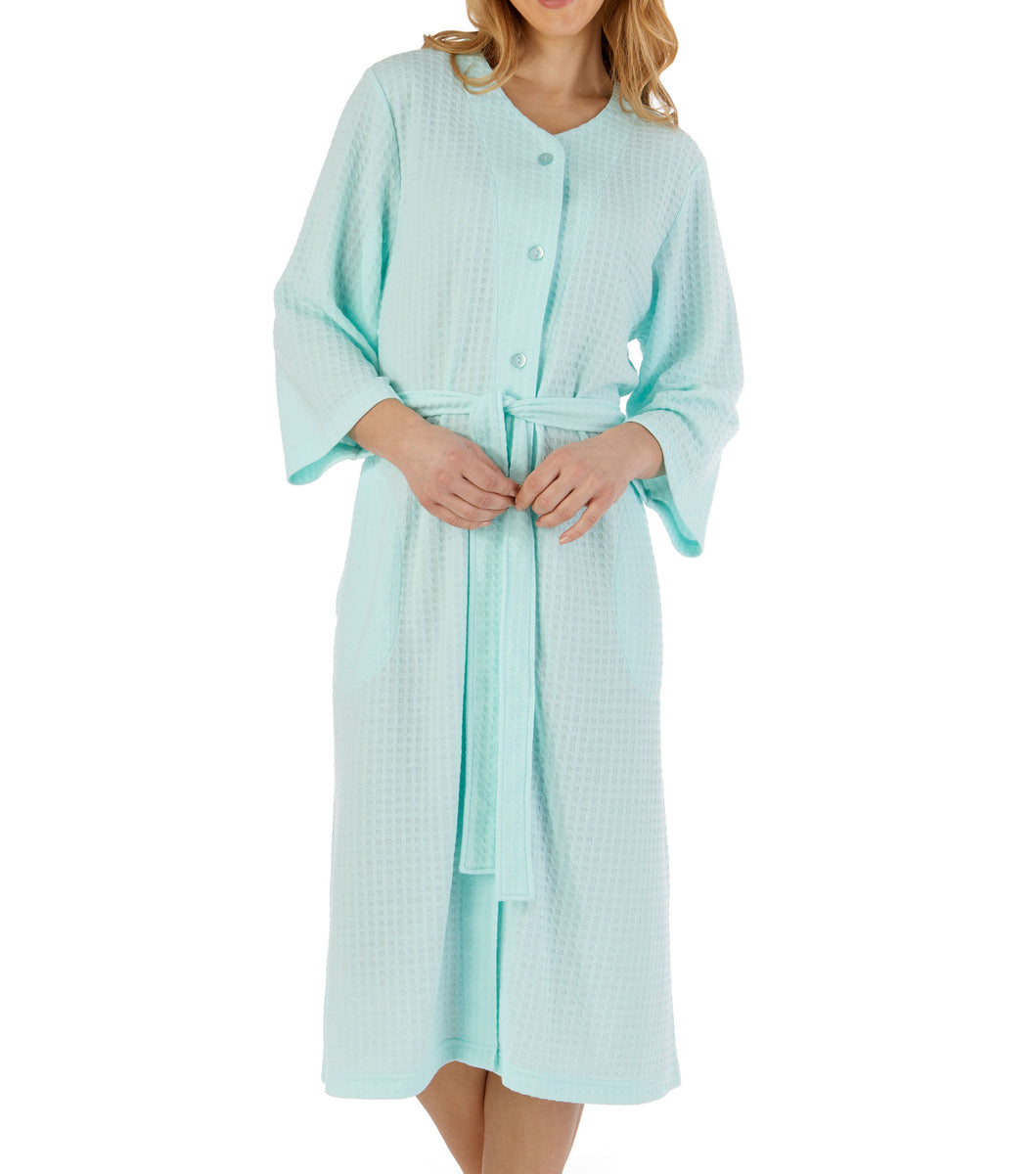 Button down dressing gowns ladies hotsell