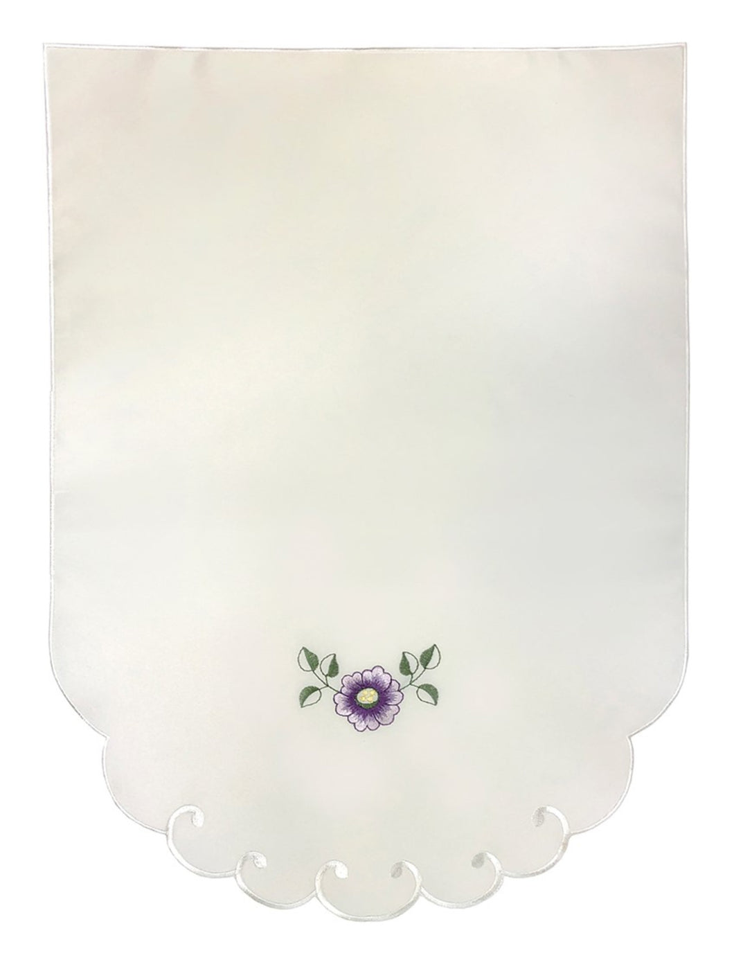 Flora Cream Embroidered Flower Arm Caps or Chair Back (4 Colours)