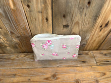 Load image into Gallery viewer, Rose Make Up or Feminine Toiletries Discreet Storage Bag (19cm x 12cm)