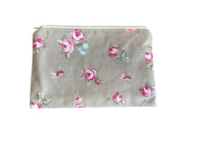 Load image into Gallery viewer, Rose Make Up or Feminine Toiletries Discreet Storage Bag (19cm x 12cm)