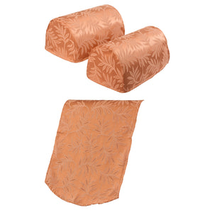 Leaf Pattern Pair of Arm Caps & Chair Backs Set (5 Colours)