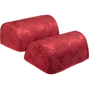 Leaf Pattern Pair of Arm Caps & Chair Backs Set (5 Colours)