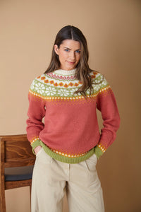 King Cole Double Knit Knitting Pattern Ladies Fair Isle Sweaters (6151)