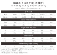 Load image into Gallery viewer, Wendy Super Chunky Knitting Pattern - Ladies Bubble Sleeve Jacket (6171)