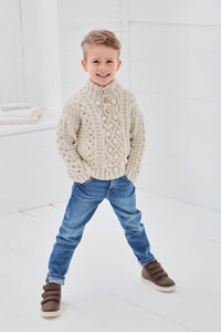 King Cole Knitting Pattern for Boy’s Sweater Vest & Sweater (6171)