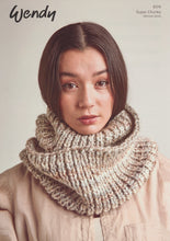 Load image into Gallery viewer, Wendy Super Chunky Knitting Pattern - Ladies Hat Cowl &amp; Mittens (6174)