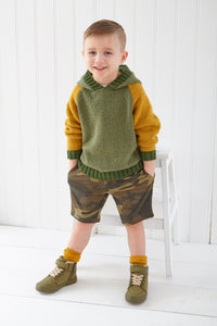 King Cole Double Knitting Pattern – 6176 Kids Sweater & Hoodie