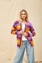 Load image into Gallery viewer, King Cole Chunky Knit Knitting Pattern Ladies Button Up Jacket Cardigan (6209)