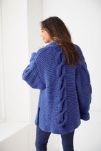 Load image into Gallery viewer, King Cole Cable Knitting Pattern Super Chunky Sweater &amp; Cardigan (6217)