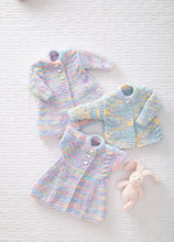 Load image into Gallery viewer, King Cole Knitting Pattern Babies Jacket, Cardigan &amp; Waistcoat (6238)