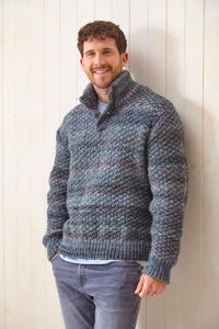 King Cole Knitting Pattern Chunky Mens Sweaters (6242)