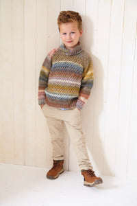 King Cole Knitting Pattern Boys Chunky Sweaters (6243)