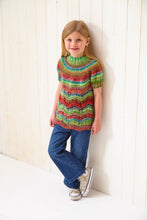 Load image into Gallery viewer, King Cole Knitting Pattern Girls Knitted in the Round Chunky Sweaters (6244)