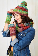 Load image into Gallery viewer, King Cole Knitting Pattern Womens Chunky Sweater, Cowl, Hat &amp; Hand Warmer (6249)