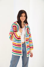 Load image into Gallery viewer, King Cole Double Knit Crochet Pattern Granny Square Hoodie &amp; Jumper (6259)