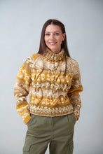 Load image into Gallery viewer, King Cole Chunky Knit Knitting Pattern Ladies Fair Isle Sweaters (6270)