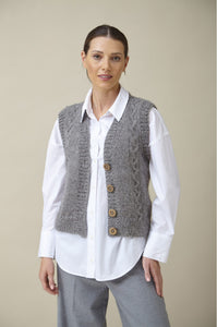 King Cole Chunky Knitting Pattern Ladies Waistcoat & Accessories (6286)