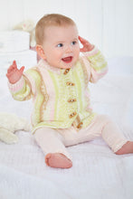 Load image into Gallery viewer, King Cole Knitting Pattern Babies Cardigans in 4 Designs (6287)