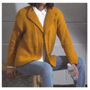 Wendy Super Chunky Knitting Pattern - Lady's Jacket (7004)