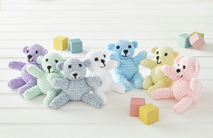 King Cole Crochet Pattern for Teddy Bear Draught Excluder (9098)