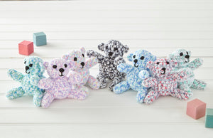 King Cole Crochet Pattern for Teddy Bear Draught Excluder (9098)