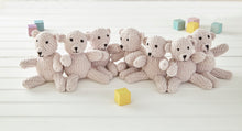 Load image into Gallery viewer, King Cole Crochet Pattern for Teddy Bear Draught Excluder (9098)