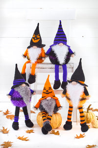 King Cole Knitting Pattern Small & Large Halloween Gonks 9187