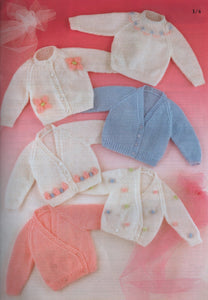 Peter Gregory Baby’s First Wardrobe Knitting Booklet Double Knit Outfits AK1