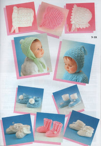 Peter Gregory Baby’s First Wardrobe Knitting Booklet Double Knit Outfits AK1