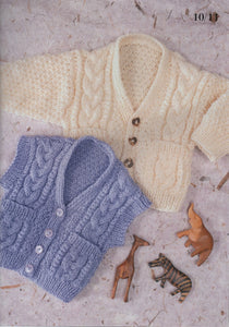 Peter Gregory Premature,Baby & Toddler Knitting Booklet Double Knit Outfits AK21