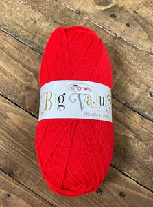 King Cole Big Value DK Double Knitting Yarn Red (9)