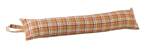 Poly Wool Check Fabric Draught Excluder (3 Colours)