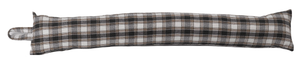 Poly Wool Check Fabric Draught Excluder (3 Colours)