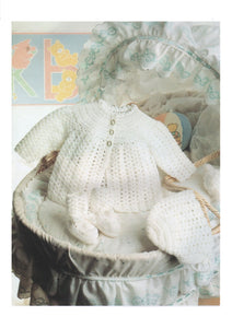 Peter Gregory Early Days Baby Outfits Knitting & Crochet Booklet EX1