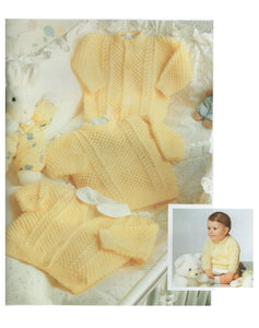 Peter Gregory Early Days Baby Outfits Knitting & Crochet Booklet EX1