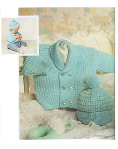 Peter Gregory Early Days Baby Outfits Knitting & Crochet Booklet EX1