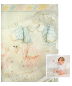 Peter Gregory Early Days Baby Outfits Knitting & Crochet Booklet EX1