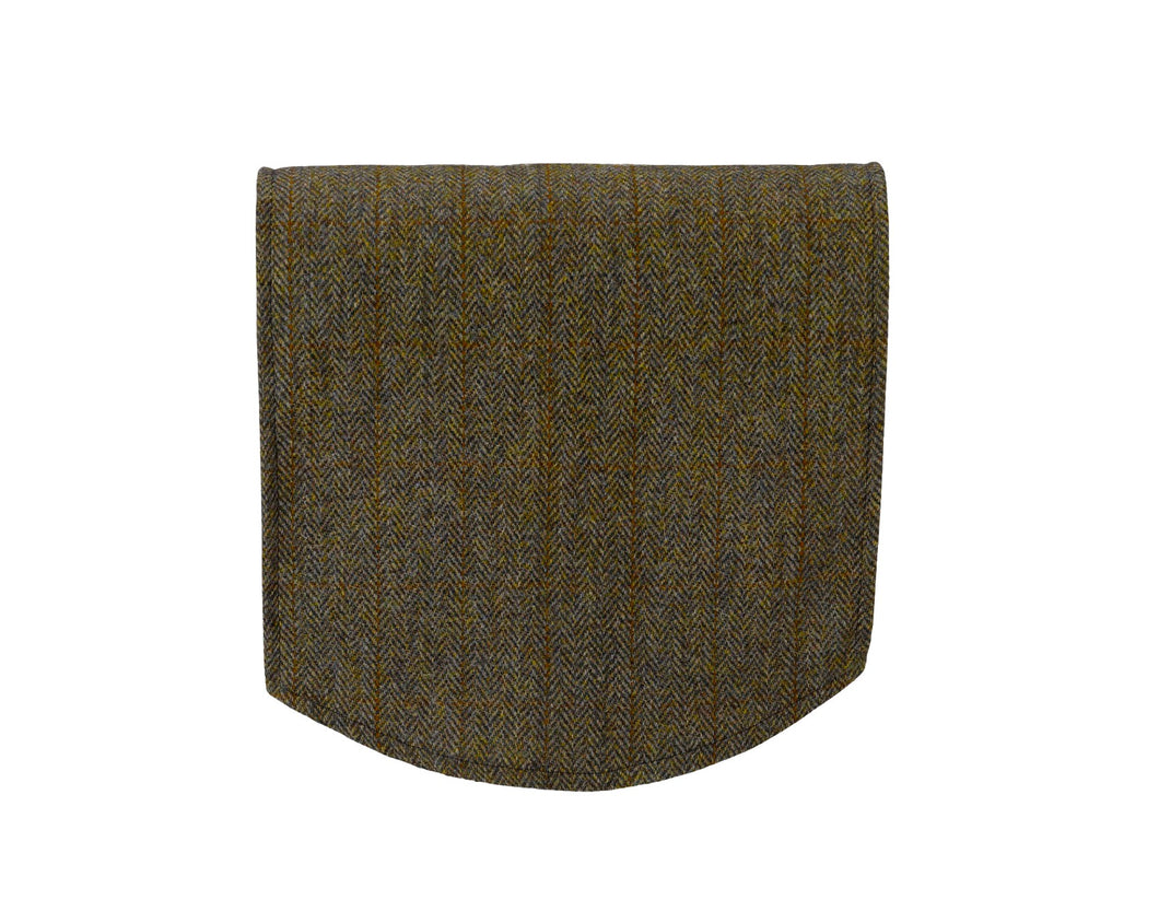 Harris Tweed Round Arm Caps or Chair Backs (Various Colours)