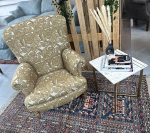 Ex Display Twickenham Chair Covered With Laurence Llewelyn-Bowen Fabric