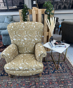 Ex Display Twickenham Chair Covered With Laurence Llewelyn-Bowen Fabric