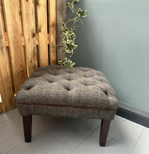 Load image into Gallery viewer, Ex Display Harris Tweed York Wing Footstool