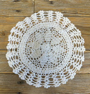 White Assorted Crochet Doilies - Pack of 6 (10")