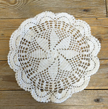 Load image into Gallery viewer, White Assorted Crochet Doilies - Pack of 6 (10&quot;)