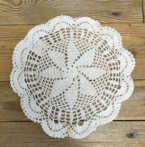 White Assorted Crochet Doilies - Pack of 6 (10")