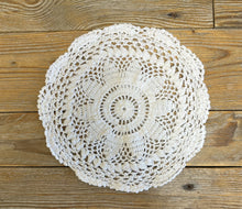 Load image into Gallery viewer, White Assorted Crochet Doilies - Pack of 6 (10&quot;)