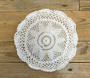 White Assorted Crochet Doilies - Pack of 6 (10")