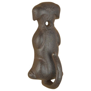 Cast Iron Dog Tail Hooks (Set of 2 or 4)