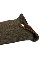 Load image into Gallery viewer, Harris Tweed Draught Excluder with Leather Detail